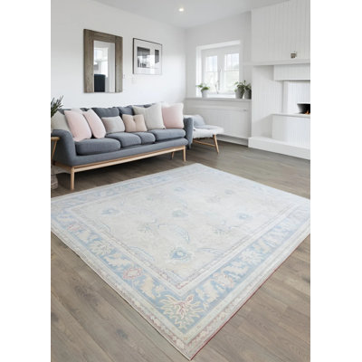 Tapis en laine tissé à la main Adal