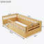 Structure de lit simple avec rails surélevés Montessori-108809330-108809331