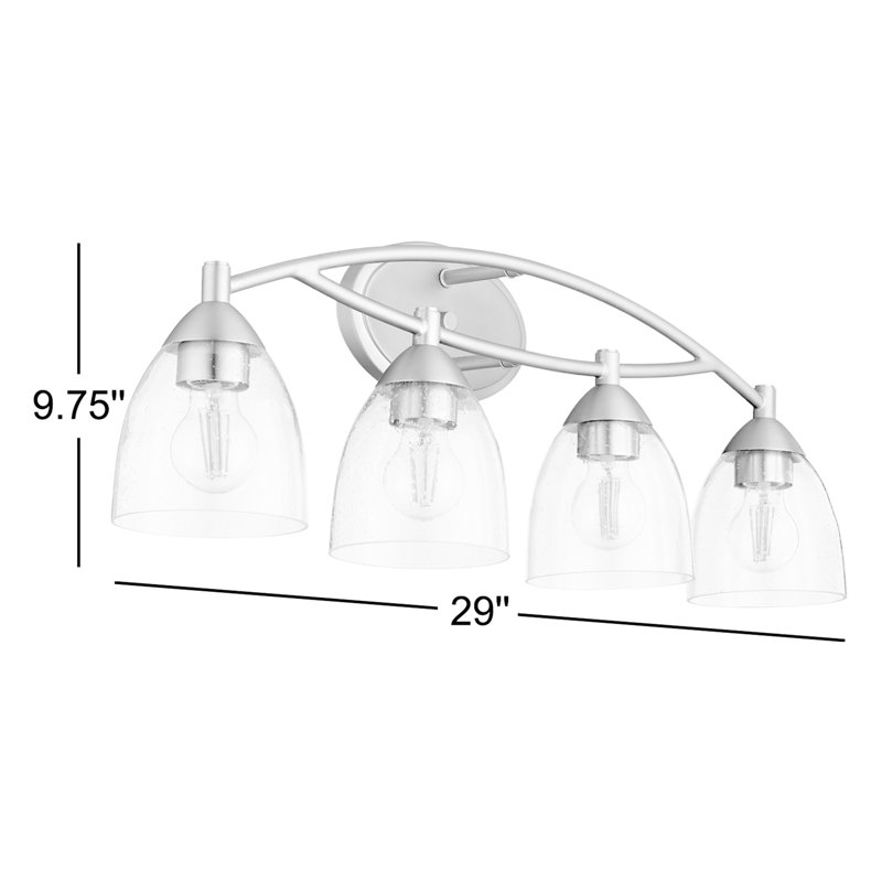 Curtis 4 - Light Dimmable Vanity Light, Oiled Bronze