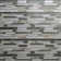 Smoky Alps Porcelain/Glass Linear Mosaic Wall Tile