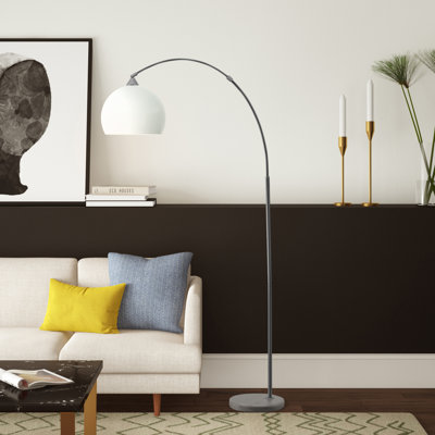 Lampe sur pied arquée 76 po Nasaiah