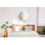 Huldar Glass Flat Wall Mirror