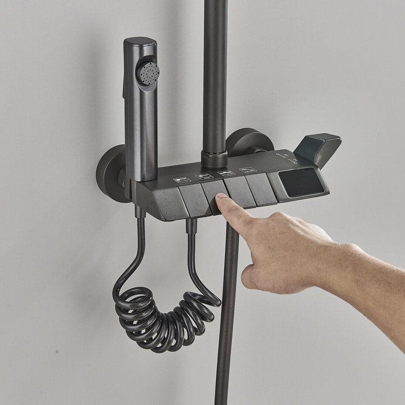 Système de douche complet avec valve brute