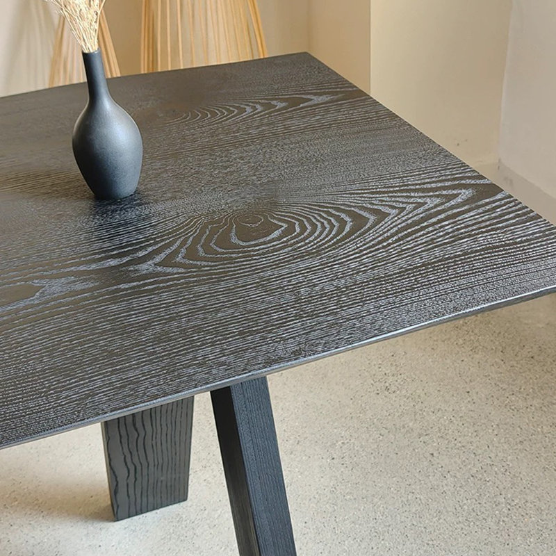 Durable Multifunctional Ash Wood Large Board Table, 29.52"H x 78.74"L x 31.49"W