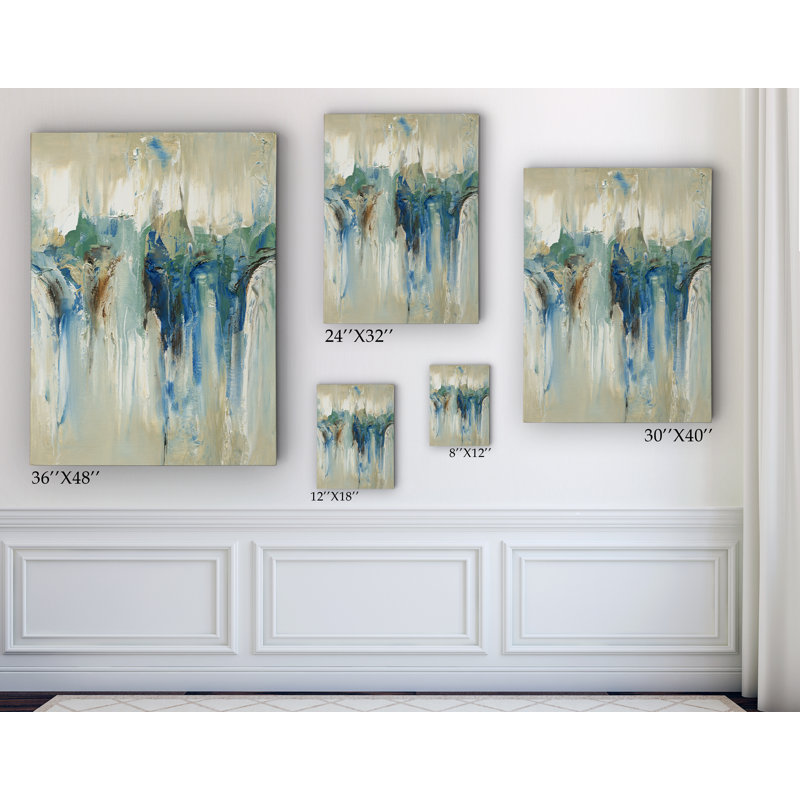 « fusioning i », reproduction d’art sur toile tendue encadrée premium, H 12 po x l 8 po x P 1 po