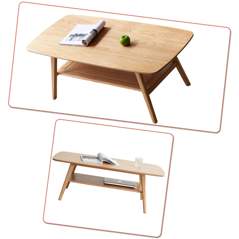 Janeicia Solid Wood Single Coffee Table