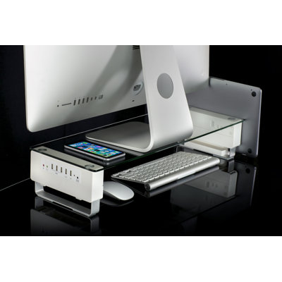Support pour écran en verre avec 5 ports USB Mount-It