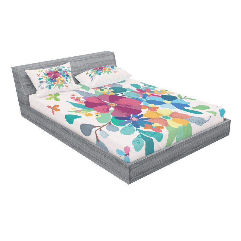 Microfiber Sheet Set, Full Sheet Set with Fitted Sheet