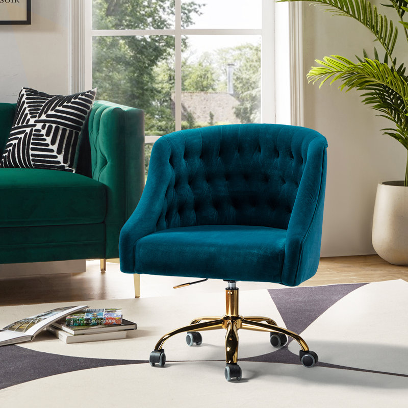 Chaise de travail Concetta, Sarcelle