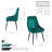 Mccoll 18.11'' H Velvet Upholstered Dining Chair-1823650361