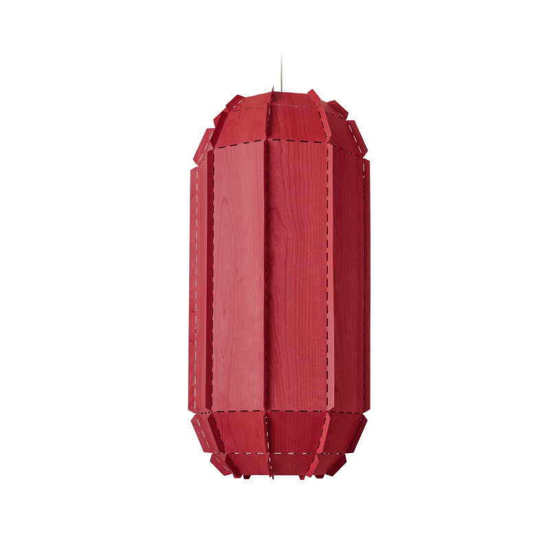Stitches 1 - Light Pendant, Gray, E26/Medium (Standard)
