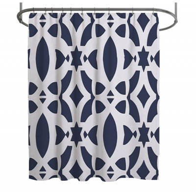 Omarius Geometric Shower Curtain