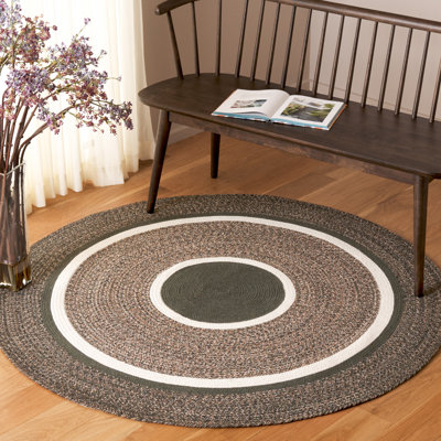 Tapis vert / beige Dayasia 759