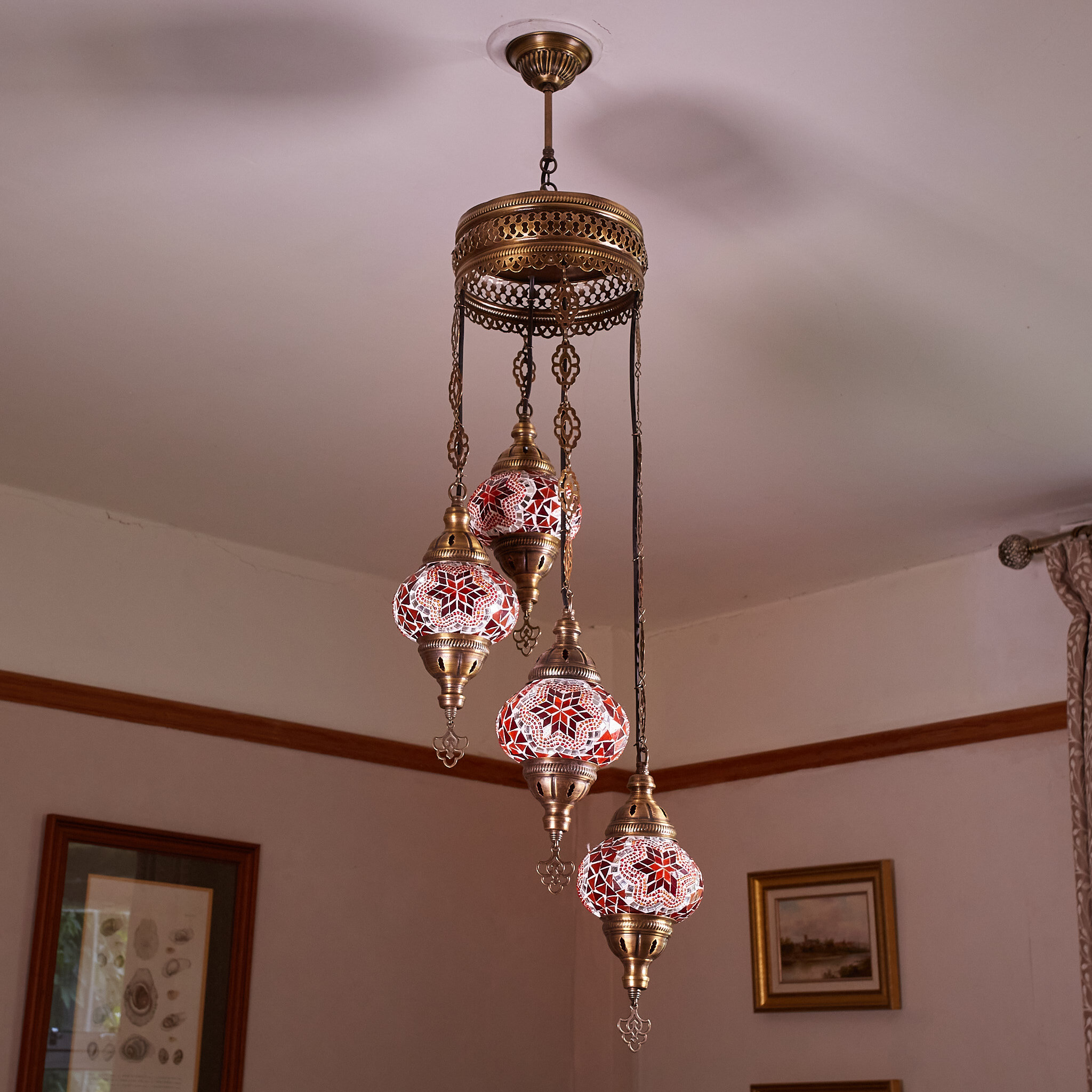 Bronze cluster deals pendant light