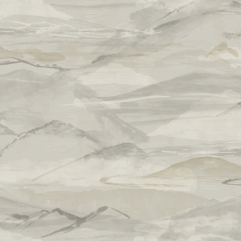 Papier peint Bozeman Mountains Sky, Gris