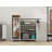 Multipurpose Ironing Cabinet With Wheels And A Adjustable Shelf