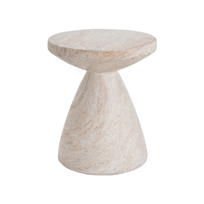 Sayle Stone/Concrete Side Table by Joss & Main