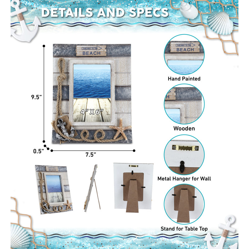 Eliska White Shadow Box Picture Frame