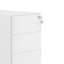 30 cm W 3 -Drawer - Drawer Wheels / Casters included Mobile Steel Filing Cabinet-512568773