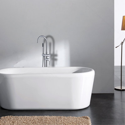 Robinet de baignoire autoportant avec douche à main
