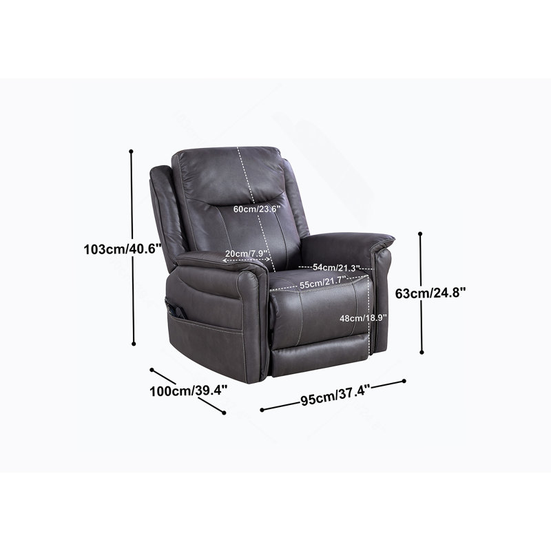 Fauteuil inclinable berçant et pivotant à 240 degrés à position infinie