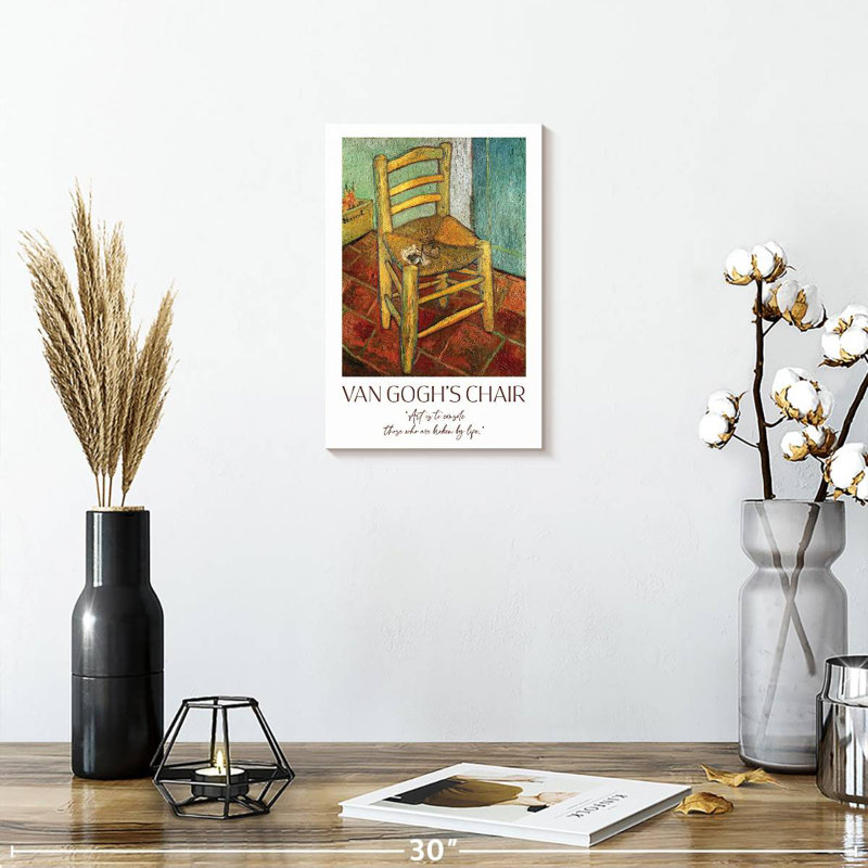 Affiche de l'exposition Chair Van Gogh, H 12 po x l 8 po