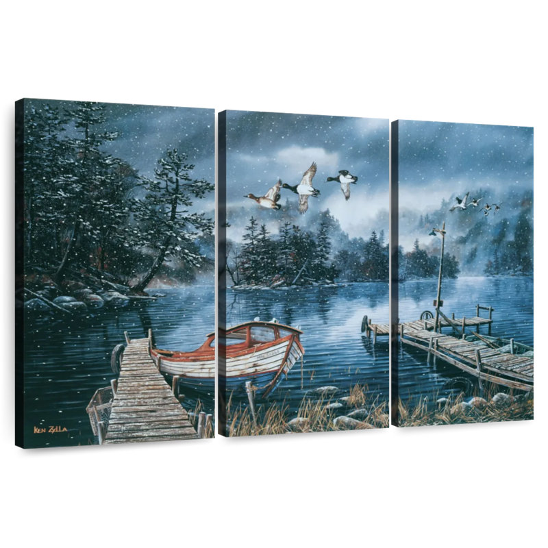 Alvord, lac des bois, H 24 po x l 38 po