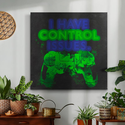 Toile tendue avec châssis Control Freak II-Premium - prête à être accrochée