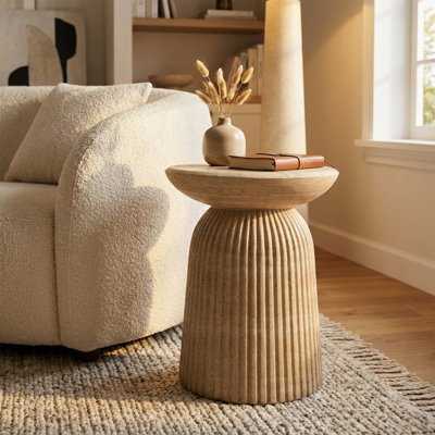 Tithi Stylish Decorative End Table for Elegant Home Interiors by Foundry Select