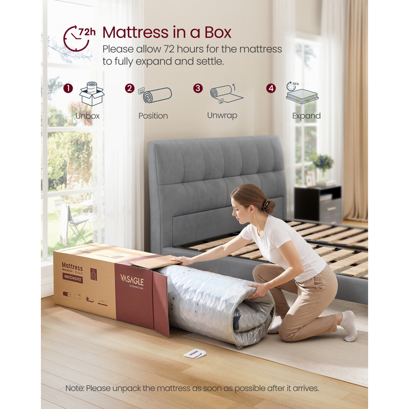 190x135x25cm LEDREM Cold Foam Mattress