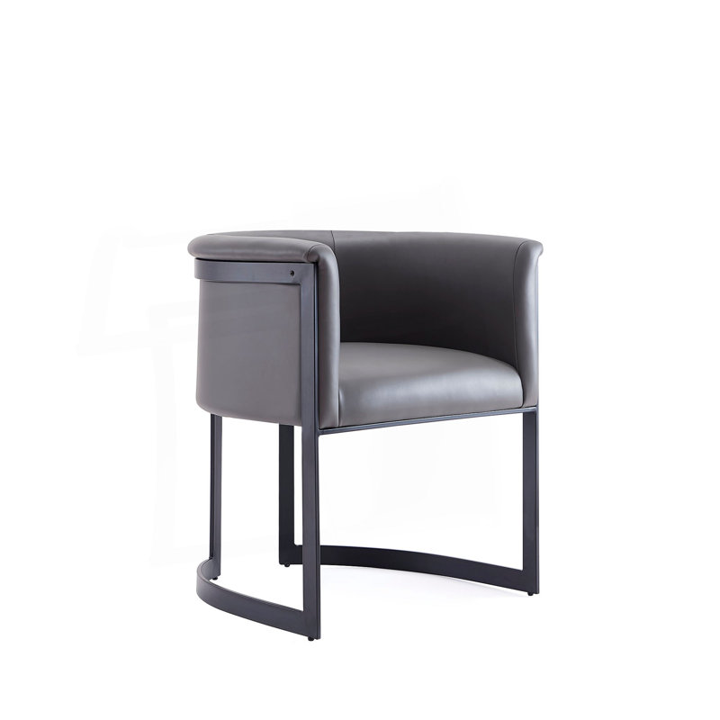 Chaise de salle à manger en graphite