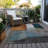 Machine Washable Indoor/Outdoor Chayden ACN1100 Copper Rug-100136636