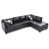 Black, Faux Leather
