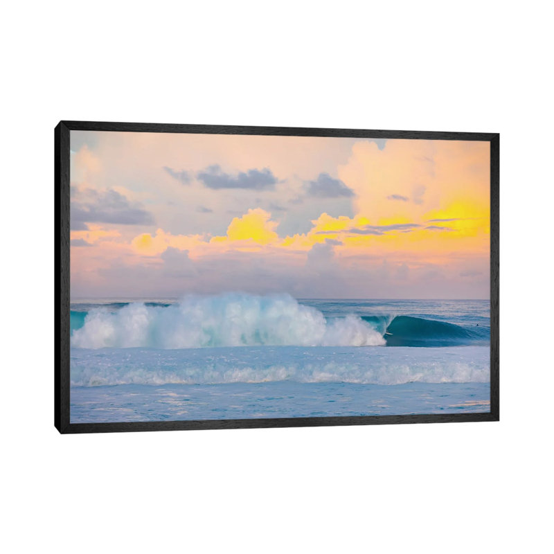 Lemon Dawn Pipe 1 Piece Wall Art on Canvas, 101.6 cm H x 66.04 cm W, Black Framed