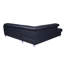 Aribel Faux Leather Corner Sofa with Sleeping Function and Storage Box with Adjustable Headrests -747011862-747011863