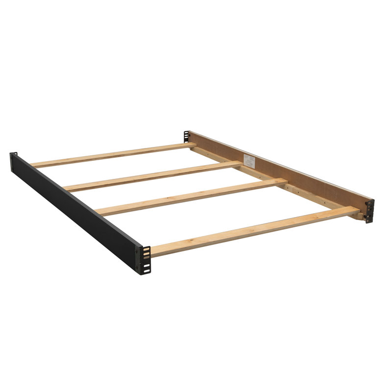 Rails de lit en bois (0050), Ébène