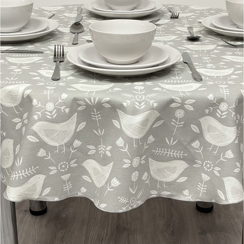 Frazeysburg Tablecloth, 47.6" W x 47.6" L, Grey