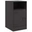Raahima 34.5cm W Steel Bedside Table-890682529