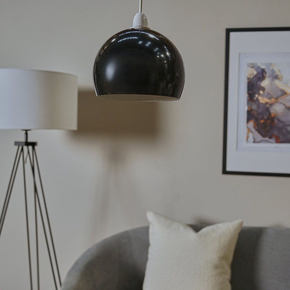 20cm Metal Bowl Pendant Shade