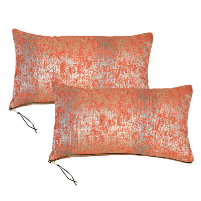 Jacquard Chenille Rectangular Lumbar Pillow Cover
