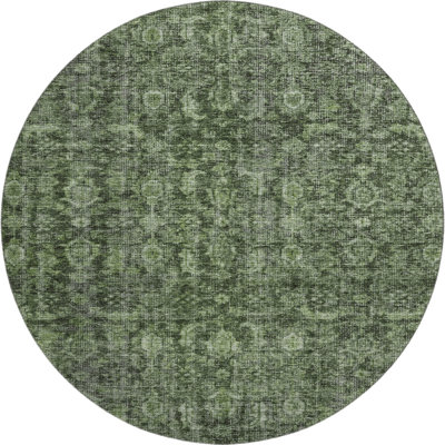 Premium Machine Washable Ducote AMF1145 Damask Rug
