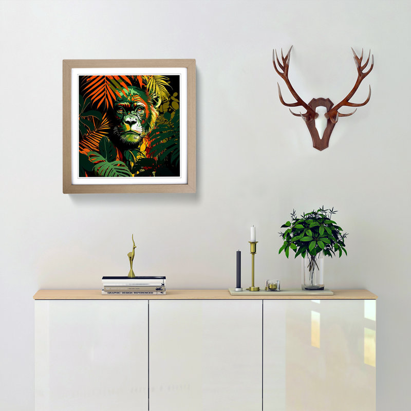 Jungle Pop - Framed Print, Oak