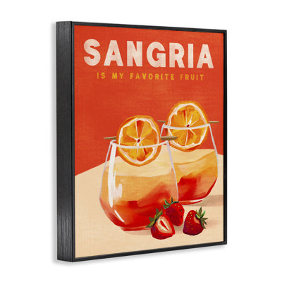 «Sangria Favorite Fruit», estampe numérique par The Whiskey Ginger