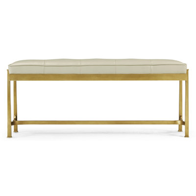 Luxe Leather Bench
