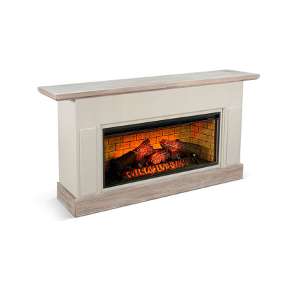 Console multimédia avec foyer électrique 72 po Sunny Designs