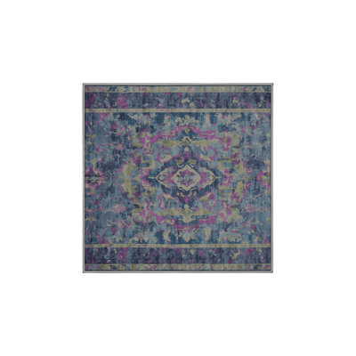 Machine Washable Gray Area Rug