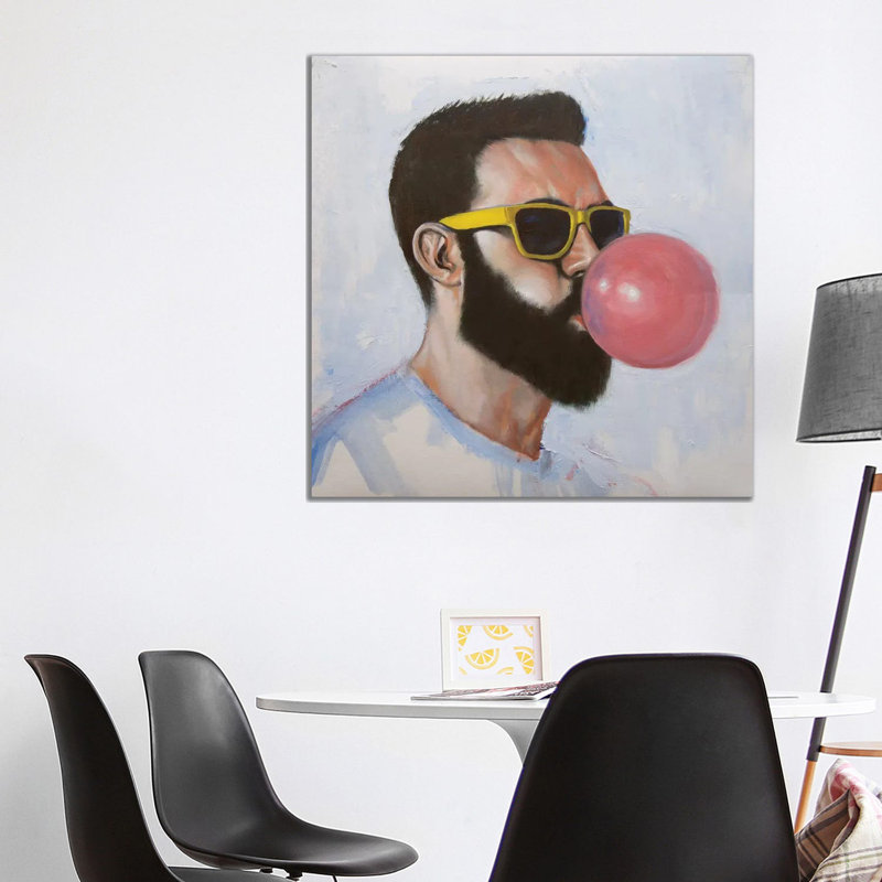 Been Caught Stealing 1 Piece Wrapped Canvas Painting, 93.98 cm H x 93.98 cm W x 3.175 cm D
