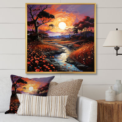 " Neo Expressionism Harmony Of River "