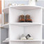 Étagère à chaussures rotative, étagère de rangement rotative à 8 niveaux, organisateur de chaussures pivotant sur 360 °, pouvant contenir 32 paires de chaussures (8 niveaux, blanc)