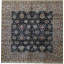 Hand-Knotted High-Quality Black Square Area Rug